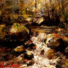 溪澗  41x31.5cm 2014-大美無言藝術空間